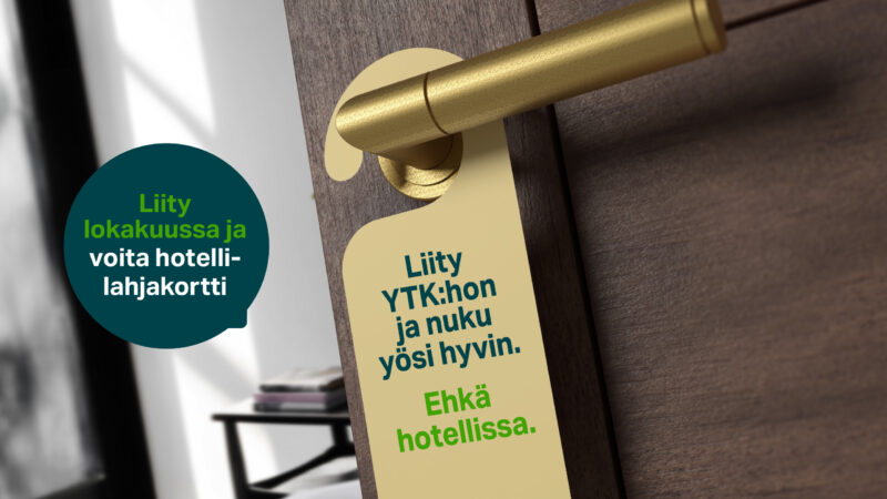 Liity jäseneksi, voita hotelliloma